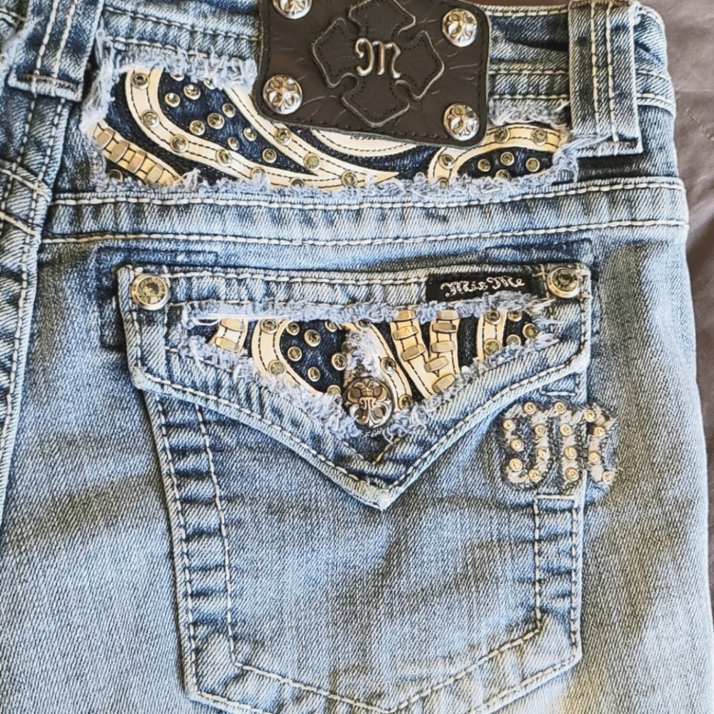 Hard to find miss me jean shorts